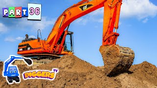 Diggers For Kids 🦺 Mining Excavators Dump Trucks Demolition amp MORE [upl. by Leitman]