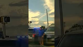 Driver rams through crowd to avoid arrest bodycamarrest police cops hitandrunsquad [upl. by Lytle988]