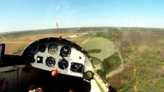 Glider Flight Schweizer 126 [upl. by Nork108]