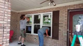 Simonton vinyl replacement windows installed by Window King of Sanford [upl. by Johnette]