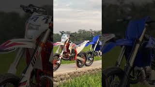 අඩෝ මේ ලන්කාව බම් 😍 yamaha yz 125x ktm 350 ❤️😈 [upl. by Fredkin]