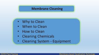 RO MEMBRANE CCLEANING  Cleaninplace CIP system [upl. by Jeconiah]