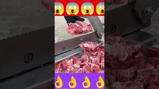 MEAT CUTTING MACHINE meatlovers meatcuttingskills meat shortfeed [upl. by Esma]