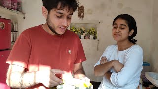 Tasting food made by Choti Behen 😨 Raghav Devyal Vlogs [upl. by Ainslee]