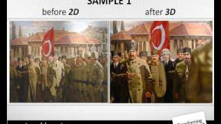 transforming 2d image to 3d [upl. by Hillery]