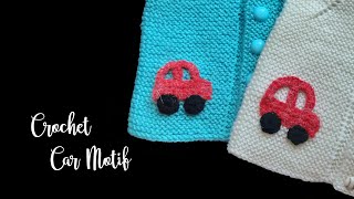 Car Motif  Crochet Tutorial [upl. by Yde]