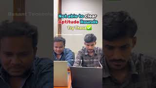 Not able to Clear Aptitude Round  aptitude trending tricks tips tipsandtricks aptitudetips [upl. by Adnael]