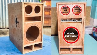 Tower Home Theatre Cabinet At Home  How to make a home theatre cabinet at home [upl. by Reve275]