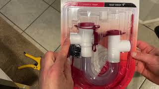 How To Install a Condensate Drain line with the EZ ClearTrap Economy Trap Kit Full Install steps [upl. by Aran484]