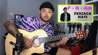 Petikan Dan Chord Gampang Penjaga Hati  Nadhif Basalamah Tutorial Gitar Pemula [upl. by Yancy456]