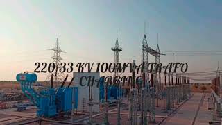 100MVA Transformer Charging  220 33KV transformer  No load charge of a Power transformer [upl. by Nnylarac]