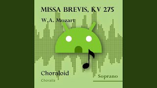 Missa brevis KV 275 Gloria Emphasised voice and other voices [upl. by Kcirdaed813]