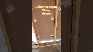 Crypto Mining Destruction 💥🔨 cryptocurrency cryptomining bitcoin solar dogecoin destroy wow [upl. by Roshan]