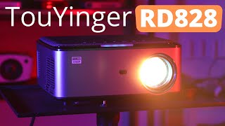 Touyinger RD828 1080P Full HD Projector  1920x1080P 3D Beamer Multiscreen [upl. by Sualkcin]