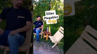 SILLAS de pino PLEGABLES tips shorts carpenter viralvideo shortsviral carpintería viral tip [upl. by Kalil69]