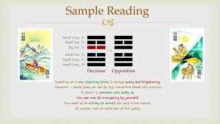 Goodies I Ching  Sample Reading [upl. by Neyuq]