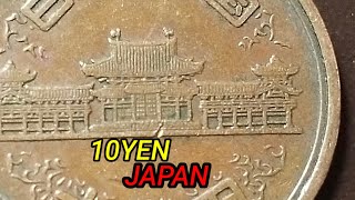 State Of Japan10 Yen 1959 Japanese Old Coin [upl. by Nogras]