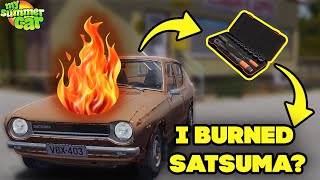 SATSUMA BURNED WHILE ASSEMBLING  My Summer Car [upl. by Rodolfo]