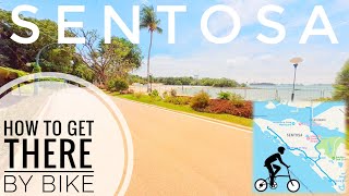 Safest Way to Sentosa  No Road No Helmet  Brompnot Brompton  Cycling Route Singapore 4K [upl. by Haibot]