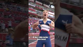 Warholm crushed the world record at Tokyo 2020 like it’s just another day at the track 💪🔥 [upl. by Nnyladnarb624]