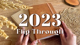 2023 bullet journal flip through amp ranking my themes 🌷 [upl. by Nowyt]