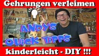 Gehrungen verleimen kinderleicht  DIY  Andys Quick Tipps [upl. by Lawlor736]