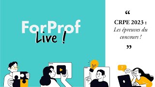 🎓 CRPE 2023  TOUT savoir sur les épreuves du concours [upl. by Singband]