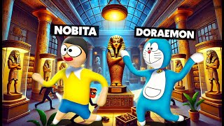 DORAEMON And NOBITA Stolen MUMMY From Museum In HFF  🤠 [upl. by Aicillyhp]