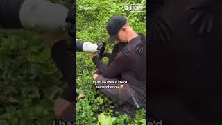 Spider monkey remembers wildlife photographer [upl. by Bill505]