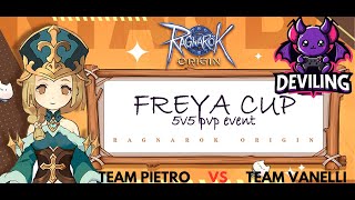 Devilings Freya Cup  Grand Finals  Team Pietro vs Team Vanelli  Ragnarok Origin Global [upl. by Wilkie]