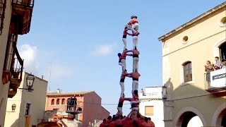 Tour Humaine  Altafulla  Spain  Castells  Complete vidéo  Human Tower  Tarragona  Espagne [upl. by Adriaens546]