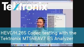 HEVCH265 Codec testing with the Tektronix MTS4EAV7 ES Analyzer [upl. by Embry]