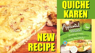 Awesome Applewood  QUICHE KAREN  NEW Vegan Recipe [upl. by Adiaroz]