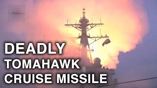 US Navy Tomahawk Cruise Missile Launch [upl. by Akenahc30]