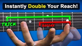 Reach MORE Frets Instantly Using this SIMPLE Trick any hand size [upl. by Trula120]