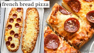 French Bread Pizza Recipe [upl. by Eugenio135]