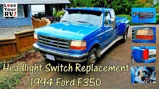 Replacing Our Ford Trucks Intermittent Headlight Switch [upl. by Lauro]