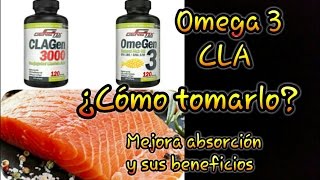 Omega 3 y CLA  Cómo tomarlos para mejorar absorción y beneficios  Consejo 9 [upl. by Cissie]