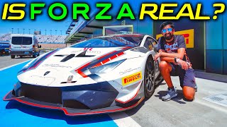 I Raced A Ferrari In Real Life How Does Forza Compare [upl. by Yun]