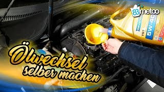 Ölwechsel selber machen  Anleitung richtig das Motoröl wechseln  VW Golf VI GTI Ravenol VST 5W40 [upl. by Dugas74]