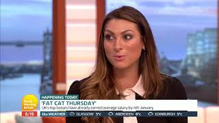 Luisa Zissman Comments on Fat Cat Pay Gap  Good Morning Britain [upl. by Ted]