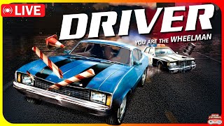 DRIVER 1 YOU ARE THE WHEELMAN PS1 Dublado em Português  Gameplay AO VIVO Até zerar [upl. by Nnazus]