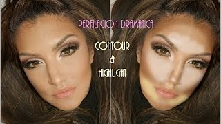 Perfilacion de Rostro  Contour amp Highlight [upl. by Anitsud]