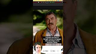 tom selleck reverse mortgage tomselleck reversemortgage actor collapse dystopia cringe lol [upl. by Ong]