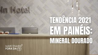 Tendências MDF para móveis 2021 Mineral dourado Duratex [upl. by Ecilef621]