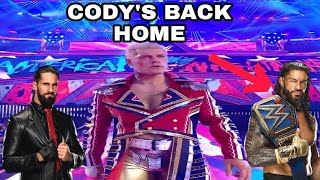 WrestleMania 38 Cody Rhodes WWE Return Debut REVIEW [upl. by Nagiem697]