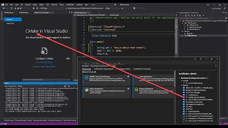 C CMake Project in Visual Studio 2019  Getting Started [upl. by Riddle]