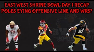 East West Shrine Bowl Practice Day 1 Breakdown  Standout Players [upl. by Atinek]