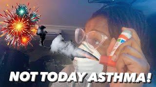 Asthma attacked me on the 4th of July  I forgot my inhaler [upl. by Kcirdnek]