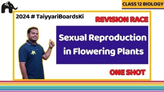 Sexual Reproduction in Flowering Plants Class 12 Biology Chapter 1  One Shot Revision Boards 2024 [upl. by Nisay168]